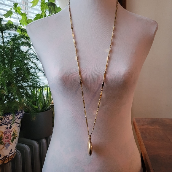 Relisted -Antique locket Myrtle MC 1901 gold watch case necklace Victorian - Picture 6 of 17